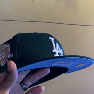 Green La Dodgers Icy Blue Undervisor 